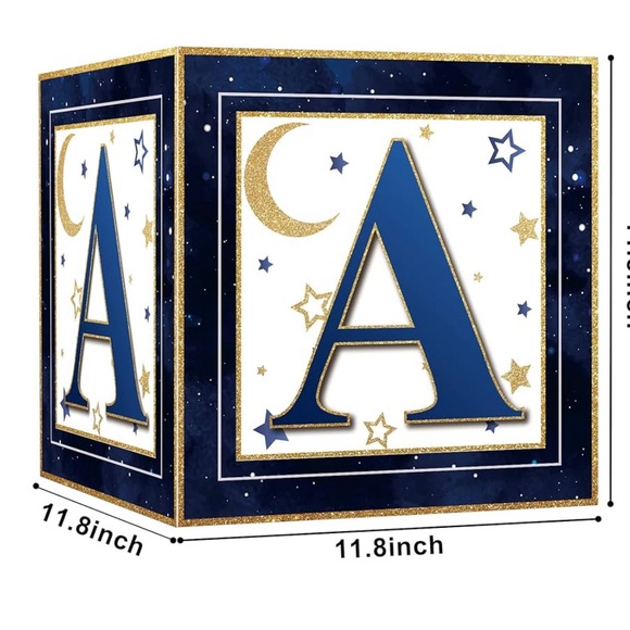 Bundle of Moon and stars Baby shower decor - Picture 3 of 9